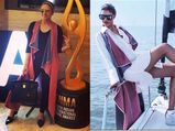 Huma Qureshi Does Travel Chic In Dual Toned Jacket