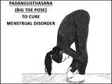 Padangusthasana (Big Toe Pose) To Cure Menstrual Disorder