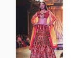 Divya Khosla Walks For Reynu Taandon At India Couture Week 2016