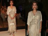 Sonam Kapoor Attends Anamika Khanna's Show At India Couture Week 2016