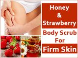 DIY Strawberry And Coffee Body Scrub For Firm Skin