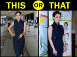 Oops! They Wore The Same Dress -- Nargis Fakhri & Dia Mirza!