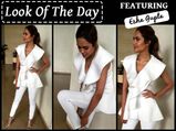 We Can't Stop Looking At Esha Gupta's White Pantsuit & We Bet You Won't Too!