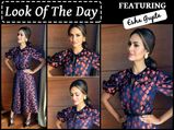 Esha Gupta Proves That Printed Dresses Are Always Irresistible During Rustom Promotions