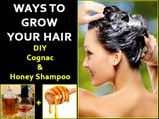 Ways To Grow Your Hair: DIY Cognac & Honey Shampoo