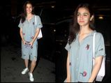 #Aww Alia Bhatt, Super Cute In This Shirt Dress At Mumbai Airport