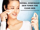 Herbal Homemade Skin Toner For Clear Skin