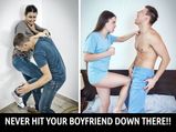 Caution: Why You Must Never Hit Your Boyfriend Below The Belt!!