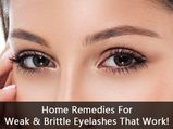 Home Remedies For Weak & Brittle Eyelashes That Work!