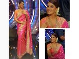 Jacqueline Fernandez Took Our Breath Away In This Pink Saree On The Sets Of Jhalak Dikhla Jaa