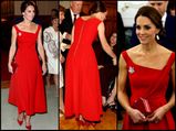Holy Poop On Toast! Kate Middleton's Scarlet Red Dress Is Worth Rs 86K