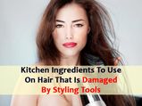 Kitchen Ingredients To Use On Hair Damaged By Styling Tools