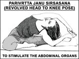 Parivrtta Janu Sirsasana (Revolved Head To Knee Pose) To Stimulate The Abdominal Organs