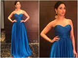 Tamannaah Bhatia Steals Hearts In A Mesmerising Blue Gown For Abhinetri Music Launch