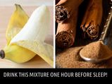 Drink This Mixture One Hour Before Sleep