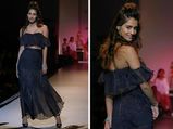 M. S. Dhoni Actress Disha Patani Walks For Love Generation At Amazon India Fashion Week S/S 2017