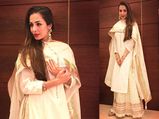 Malaika Arora Khan Wearing Sukriti And Aakriti Outfit For Diwali