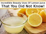 Incredible Beauty Uses Of Lemon Juice That You Did Not Know!