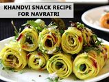 Khandvi Snack Recipe For Navratri | Simple Snack Recipe For Durga Puja