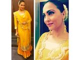 Try Taking Your Eyes Off Lara Dutta's Bright Yellow Lehenga! You Cannot