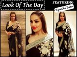 Bipasha Basu Celebrates Her First Diwali Post Wedding In Black Sabyasachi Saree