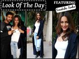 Sonakshi Sinha May Stop You Dead In Tracks With This Blue Trench Coat @ #Force2 Promotions