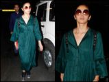 Back From Vacation: Alia Bhatt Sports A Green Maxi Dress Like A True Diva
