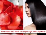 Rose Petal Hair Mask For Super Soft & Silky Hair!