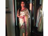 You Got To Check Out Shriya Saran's Metallic Saree Lookbook
