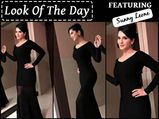 Look Of The Day: Sunny Leone In A Perfect Black Dress