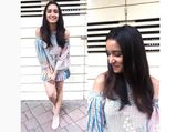 Shraddha Kapoor In A Pankaj And Nidhi Pastel Palette Outfit Promoting Ok Jaanu!