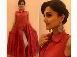 Taapsee Pannu Does The Right Amount Of Red & We Are Lovin' It!