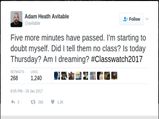 A Professor's Witty Tweets That Were Appreciated!