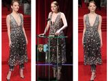 A Classic Midi Dress For Emma Stone On BAFTAs Red Carpet