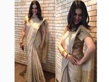 Another New Mommy: Genelia D'Souza Wears Anavila Saree & Leaves Us In Shock!