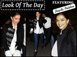 Look of The Day: Deepika Padukone Channels Military Style For Airport Look