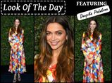 Deepika Padukone Charms The Audiences In Florals @ Pre Oscars Party