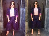 Masaan Shweta Tripathi Wears Checkered Pantsuit & Brings Down The Summer Heat!