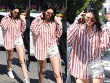 Kendall Jenner Shows A New Way To Tuck In Your Shirt