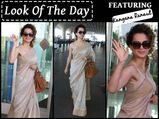 Kangana Ranaut Wears Saree To Airport & We Love It!
