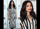 Freida Pinto Promotes Guerrilla & We Get A High Dose Of Promotional Fashion