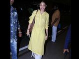 Anushka Sharma Goes All Summery; Spotted At Mumbai Airport