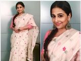 This Is How You Wear Your Summer Saree Look -- Vidya Balan