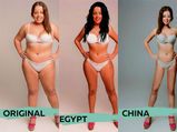 Her Picture Was Photoshopped To Look Beautiful In Different Countries
