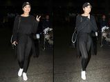 Too Black To Handle; Sonakshi's Latest Airport Look Is A Failure