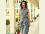 Back To School: Taapsee Pannu Keeps It Simple In A Grey Jumpsuit