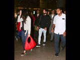 TWINNING! Shahid And Mira In Matching Airport Wear