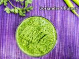 Coriander Chutney Recipe: Homemade Green Chutney