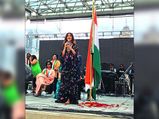 Shilpa Shetty Turned Prettier As She Unfurled The Indian Flag In Toronto