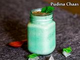 Pudina Chaas Recipe | Mint Flavoured Buttermilk Recipe | Pudina Lassi Recipe